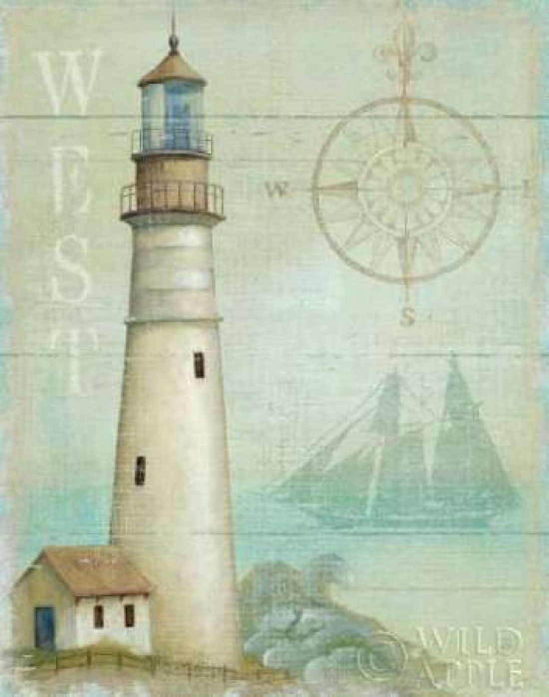 West Coastal Light Canvas Art - Daphne Brissonnet (22 x 28)