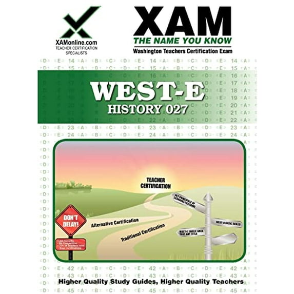 Pre-Owned WEST-E History 027 Teacher Certification Test Prep Study Guide 9781607871415 Used