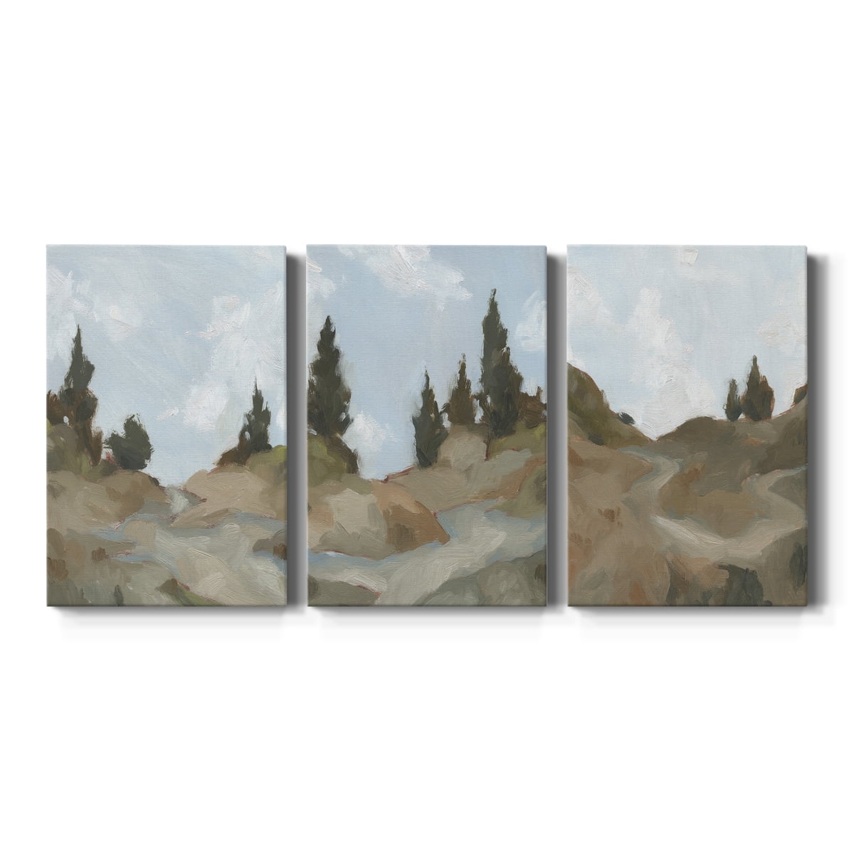 West Fork Hiking Trail I Premium Gallery Wrapped Canvas - Ready to Hang - 8 x 12 Each