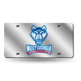 thumbnail image 1 of West Georgia NCAA Wolves Acrylic License Plate Laser Tag, 1 of 6