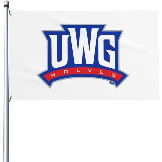 University Of West Georgia UWG Wolves Flag - 3x5 Feet, Desert Cactus Licensed, 100% Polyester