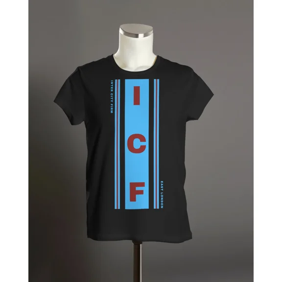 West Ham Inter City Firm ICF T-Shirt | Hooligans East London | Unisex | Centre