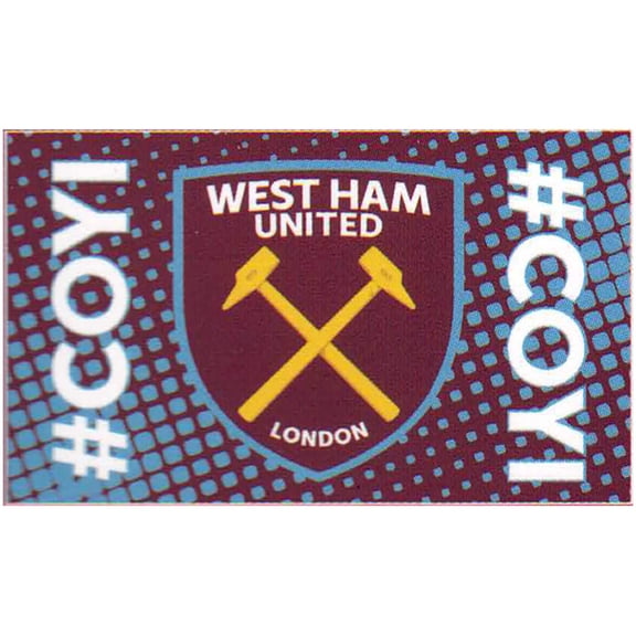 West Ham United FC Come On You Irons Flag