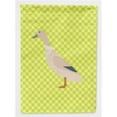 thumbnail image 1 of West Harlequin Duck Green Flag Canvas House Size, 1 of 4