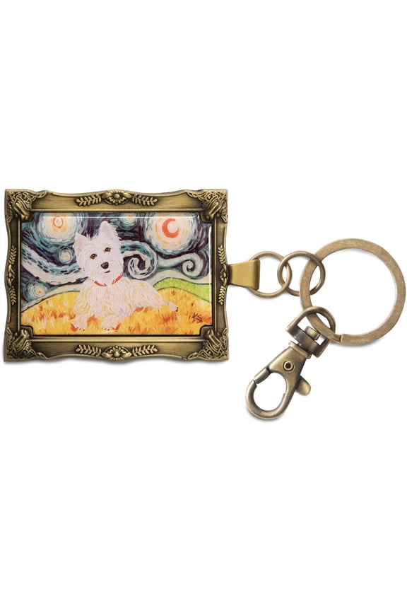 Company - West Highland Terrier - Van - 2" x 2.75" Keychain