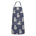 thumbnail image 1 of West Highland White Terrier Apron-Garden Aprons for Women with Pockets-Cotton Linen Waterproof Kitchen Cooking Gardening Aprons Adjustable for Kitchen,Cooking,BBQ and Salon 33x27 Inch, 1 of 7