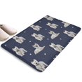 thumbnail image 1 of West Highland White Terrier Flannel Non Slip Door Rugs,Washable Door Mats Indoor,Decorative Door Mats,Dirt-Resistant and Absorbent Doormat for Entrance,Bedroom,Kitchen,Bathroom,31.5x17in(80x43cm), 1 of 4