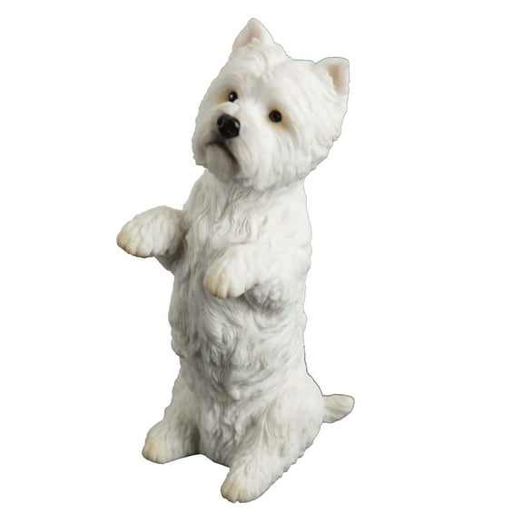 West Highland White Terrier Sitting Puppy Dog Figurine 4.25 Inch