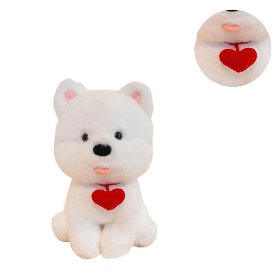 West Highland White Terrier Stuffed Animal, 10.2" Westie Plush Toy, Soft Stuffed Animal Plushies, Ideal Birthday Christmas Valentine's Day Presents for Kids Boys Girls, Cute Hugging Cushion
