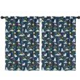 thumbnail image 1 of West Highland White Terrier and Beach Insulated Teens Curtains Set Of 2, Bedroom Essentials, Toddler Room Decor 42x63in(106x160cm), 1 of 5