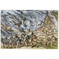 thumbnail image 1 of West Indies Hurricane. Na Hurricane In The West Indies. Line Engraving Late 16Th Century. Poster Print by, 1 of 3