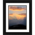 thumbnail image 1 of West, James 15x18 Black Ornate Wood Framed with Double Matting Museum Art Print Titled - Smoky Mountain Sunset, 1 of 4