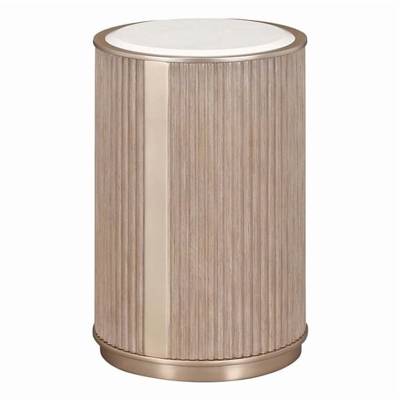 West Kensington Chairside Table - Sea Salt Caramel