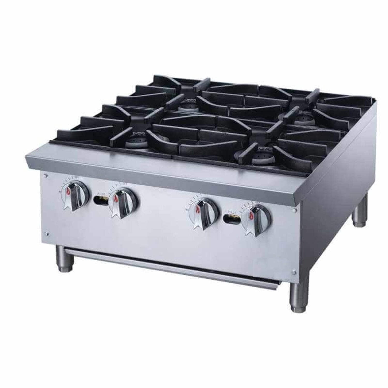 West Kitchen WCHPA24 24 NG/LP Gas Hot Plate with 4 Burners