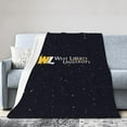 thumbnail image 1 of West Liberty University Logo Fleece Blanket, Very Soft Microfiber Flannel Blanket for Couch Warm and Cozy for All Seasons, 1 of 6