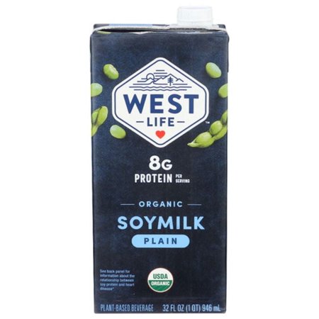 West Life Organic Original Soy Milk 32 fl oz Pack of 4