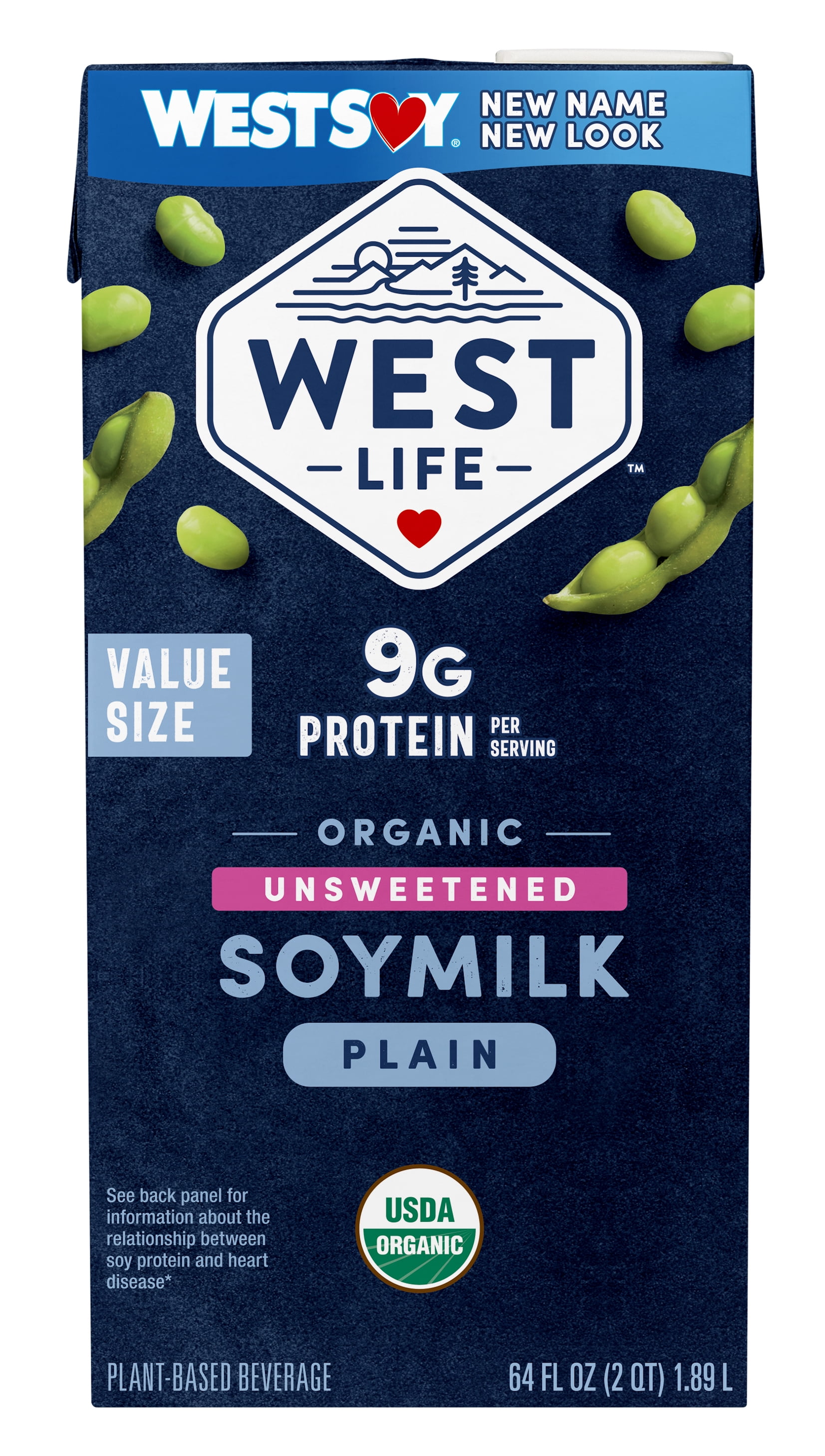 Westsoy Original Soymilk Unsweetened , 64 Fz