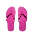 thumbnail image 1 of West Loop Womens Pink Flip Flop Sandals - Medium, 1 of 3