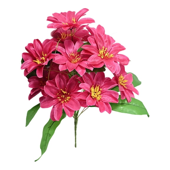 West Lotus Flower Decoration,Artificial West Bouquet 42Cm Flowers for Home Decor Wedding Centerpieces & Outdoor Garden Styling (Multiple Colors)