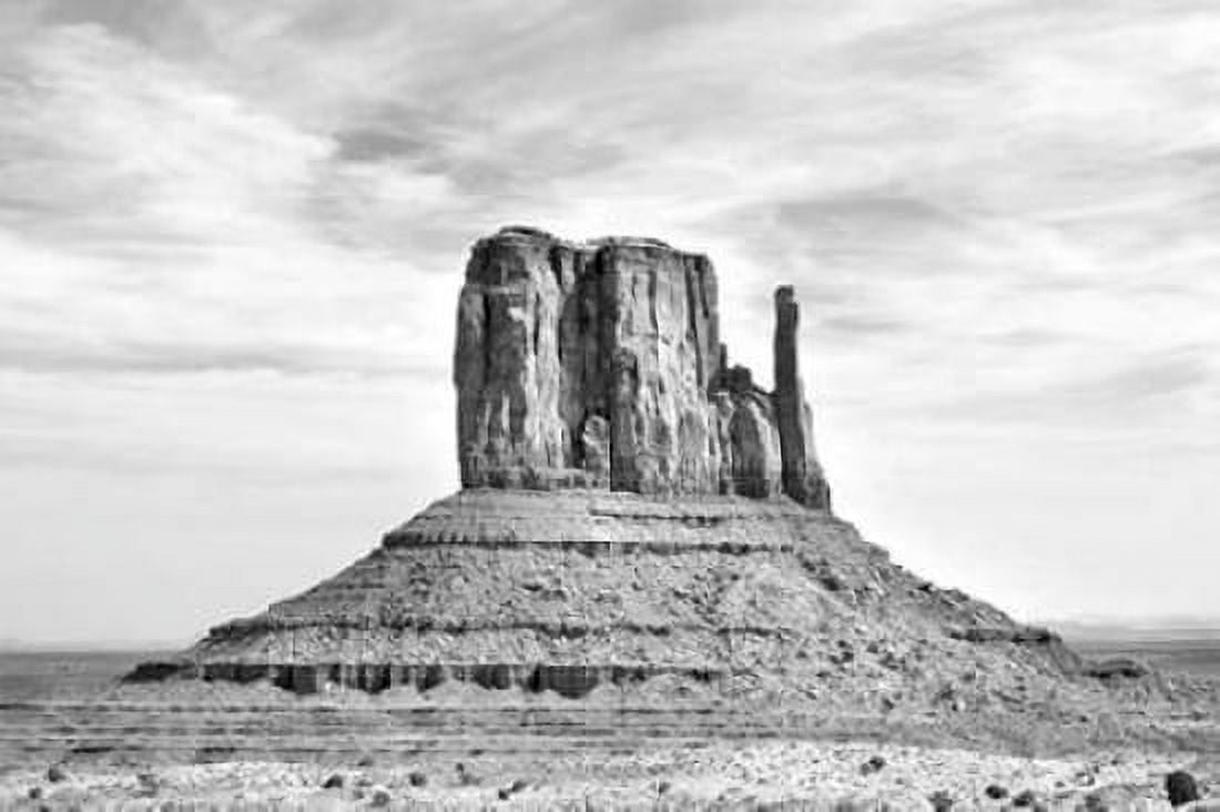 West Mitten BW Canvas Art - Douglas Taylor (24 x 36)