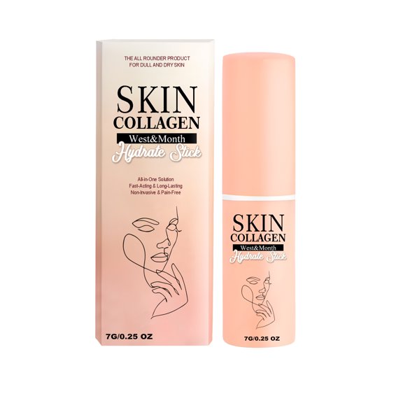 West & Month Collagen Repair Stick Nourishing Moisturizing Brightening Skin Fading Wrinkle Neck Lines Firming Skin