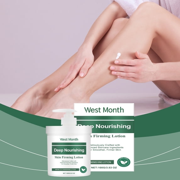West Month Firming Body Cream, Gentle Moisturizing Body Skin Body Moisturizing Daily Apply Body Cream