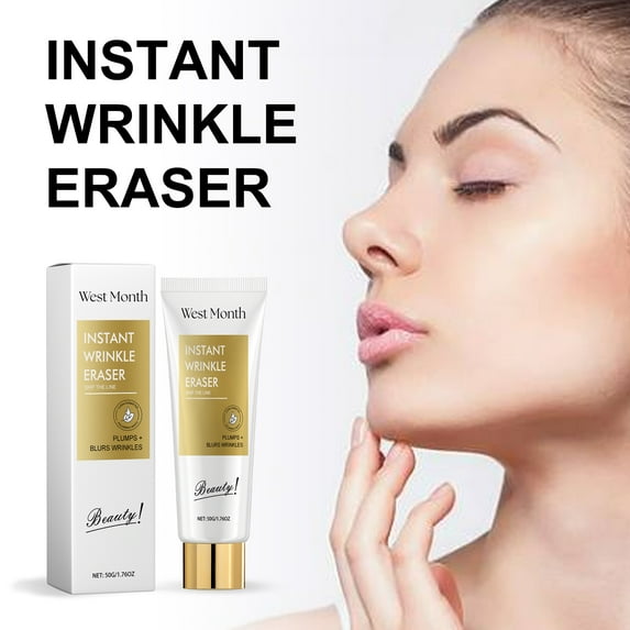 West Month Instant Wrinkle Eraser, Fade Facial Wrinkle Moisturizing Nourishing Firming Haun White Skin