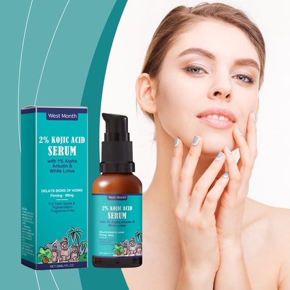 West Month Kojic Acid Facial Essence Lotion, Gentle Moisturizing Skin Moisturizing Daily Skin Care Essence