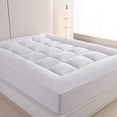thumbnail image 1 of Mattress Topper Queen Size,Premium Quilted 1000Gsm Extra Thick Mattress Topper,Queen Size Mattress Toppers,Bed Topper Queen, 1 of 9