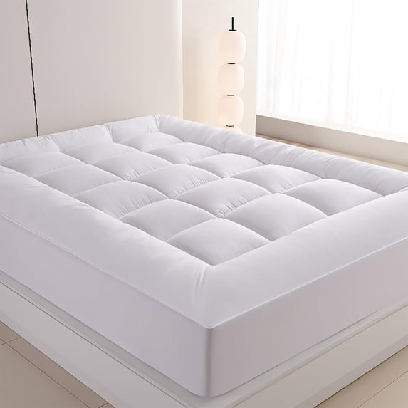 Mattress Topper Queen Size,Premium Quilted 1000Gsm Extra Thick Mattress Topper,Queen Size Mattress Toppers,Bed Topper Queen