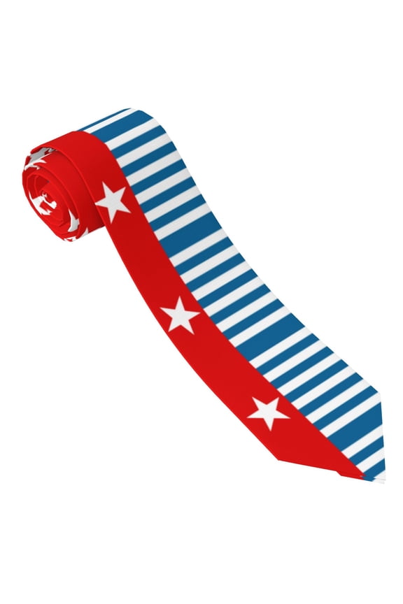 West Papua National Flag Tie For Men Funny Neckties Fashion Gentleman Soft Comfortable Ties