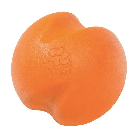 West Paw Zogoflex Jive Large 3.25" Dog Toy Tangerine