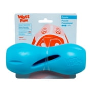 West Paw Zogoflex Qwizl Large 6.5" Dog Toy Aqua
