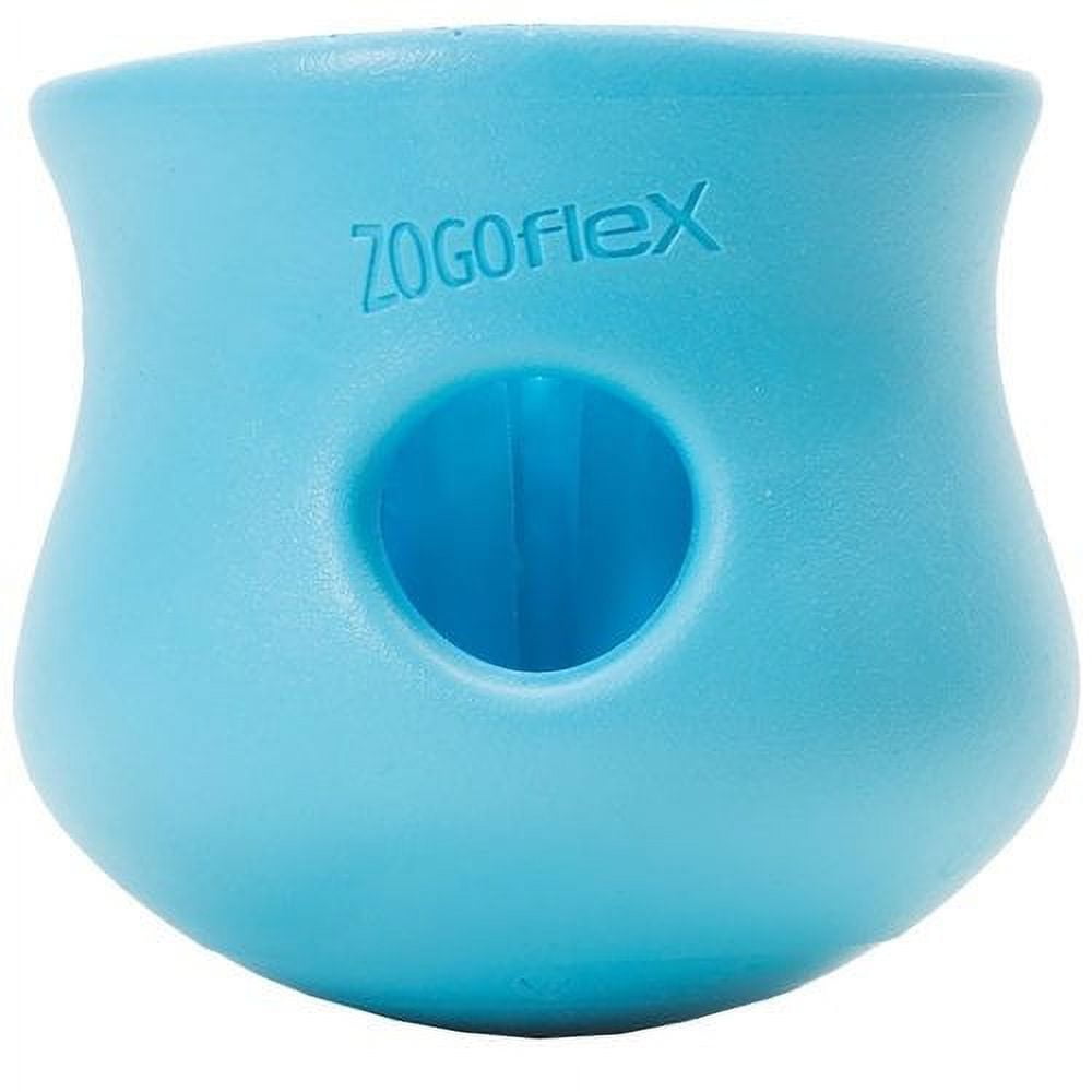 Pet Supplies : West Paw Zogoflex Toppl Treat Dispensing Dog Toy Puzzle –  Interactive Chew Toys for Dogs – Dog Toy for Moderate Chewers, Fetch, Catch  – Holds Kibble, Treats, Large 4, Tangerine 