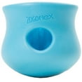 thumbnail image 1 of West Paw Zogoflex Toppl Small 3" Dog Toy Aqua, 1 of 9