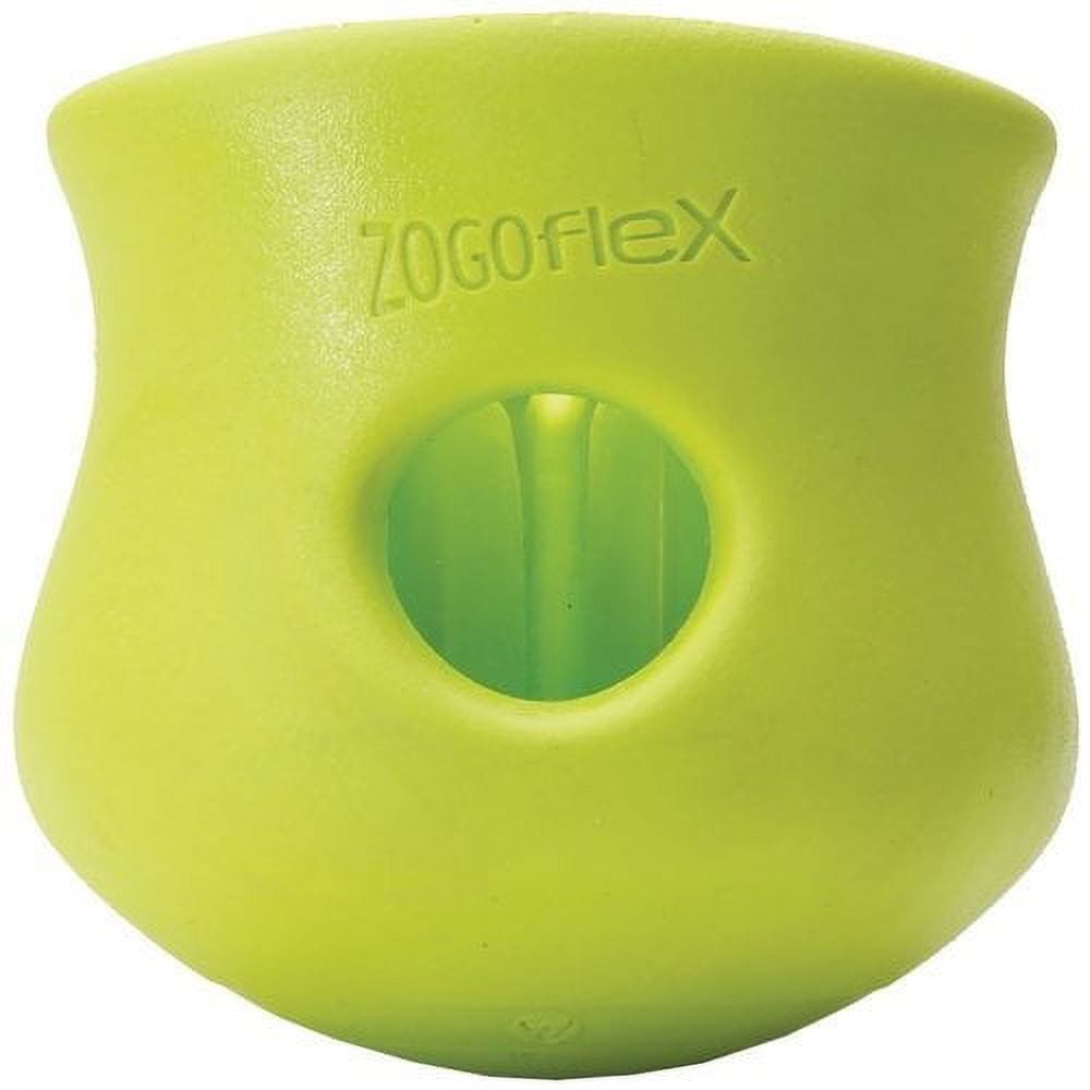 West Paw Zogoflex Toppl Small 3" Dog Toy Granny Smith