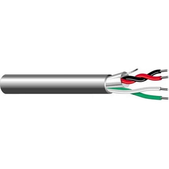 West Penn Wire WP-25359B-500 500 ft. 20 Gauge 4-Conductor Plenum Control Cable
