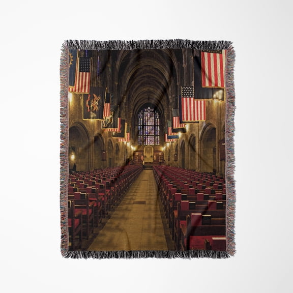 West Point Cathedral, New York - Us33 Jre0020 - Joe Restuccia Iii, Woven Blanket