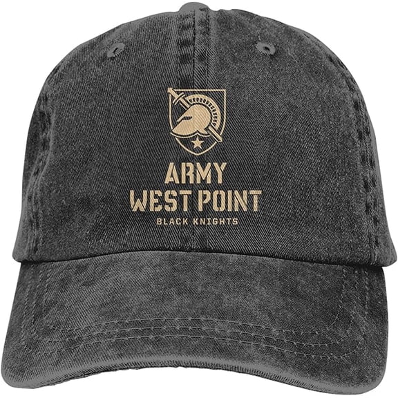 West Point Military Academy West Point Academy Logo Adult Cowboy Hat Men's Women's Outdoor Hat Adjustable Cap Black One Size