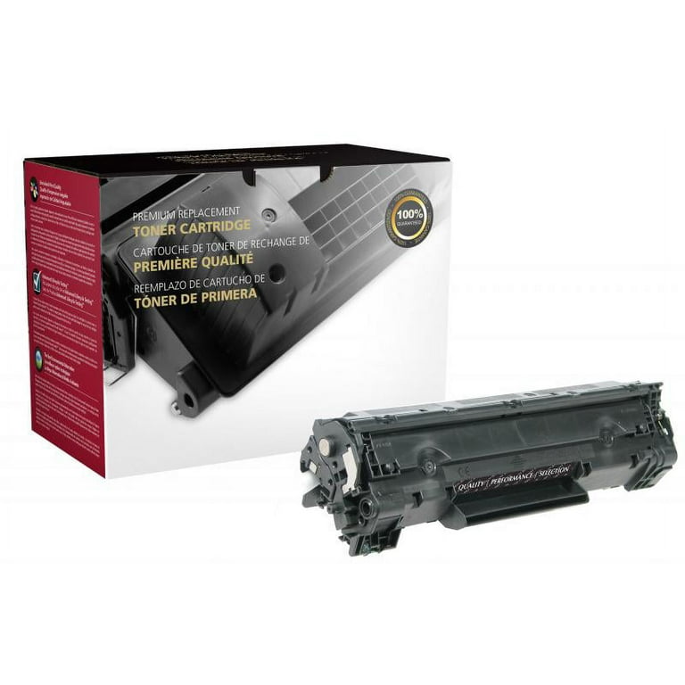 Remanufactured Black Toner, Replacement for 36A (CB436A), 2,000 Page-Yield Remanufactured Black Toner, Replacement for 36A (CB436A), 2,000 Page-Yield