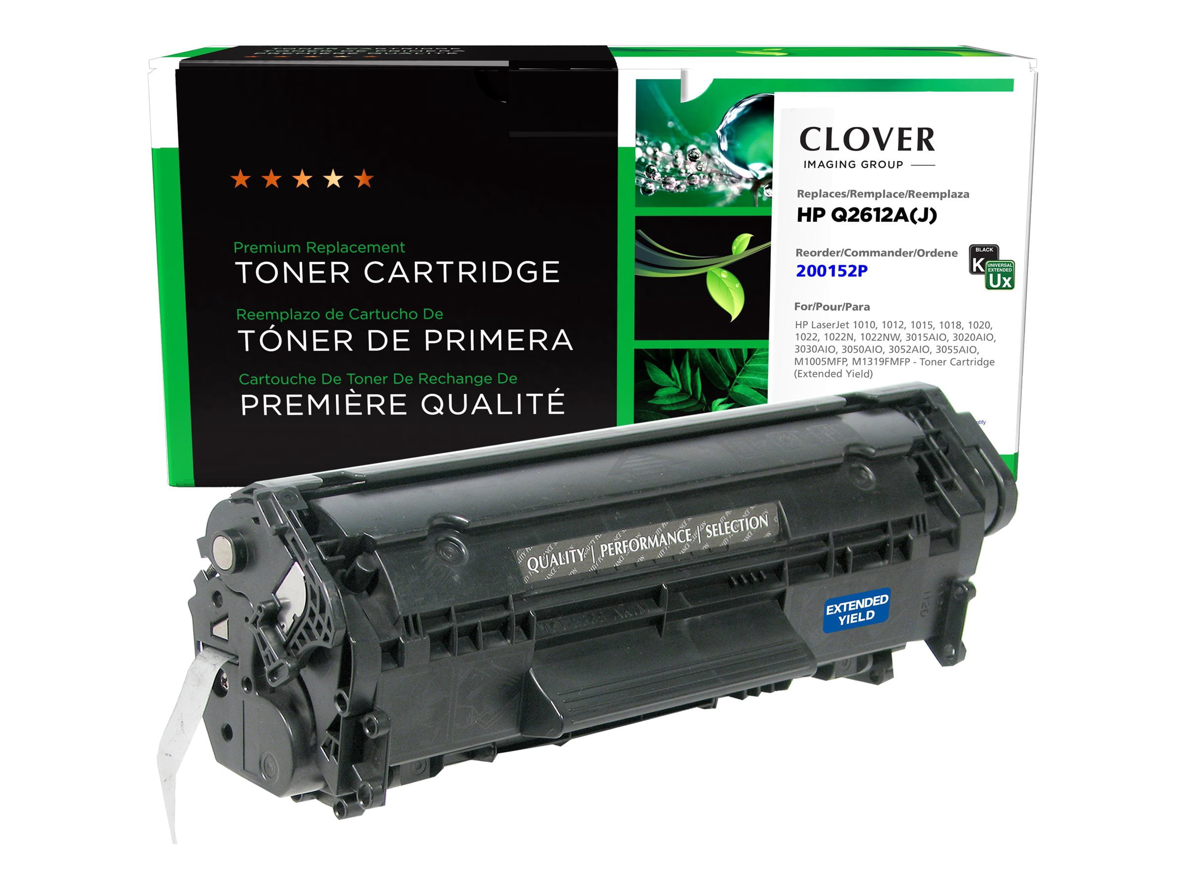 Clover Imaging Remanufactured Extended Yield Toner Cartridge for Q2612A ( 12A)