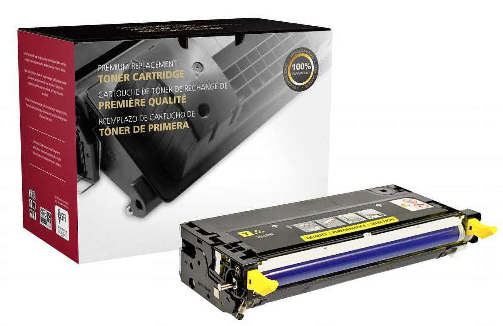 Clover Imaging Remanufactured High Yield Yellow Toner Cartridge for Xerox 106R01394/106R01390