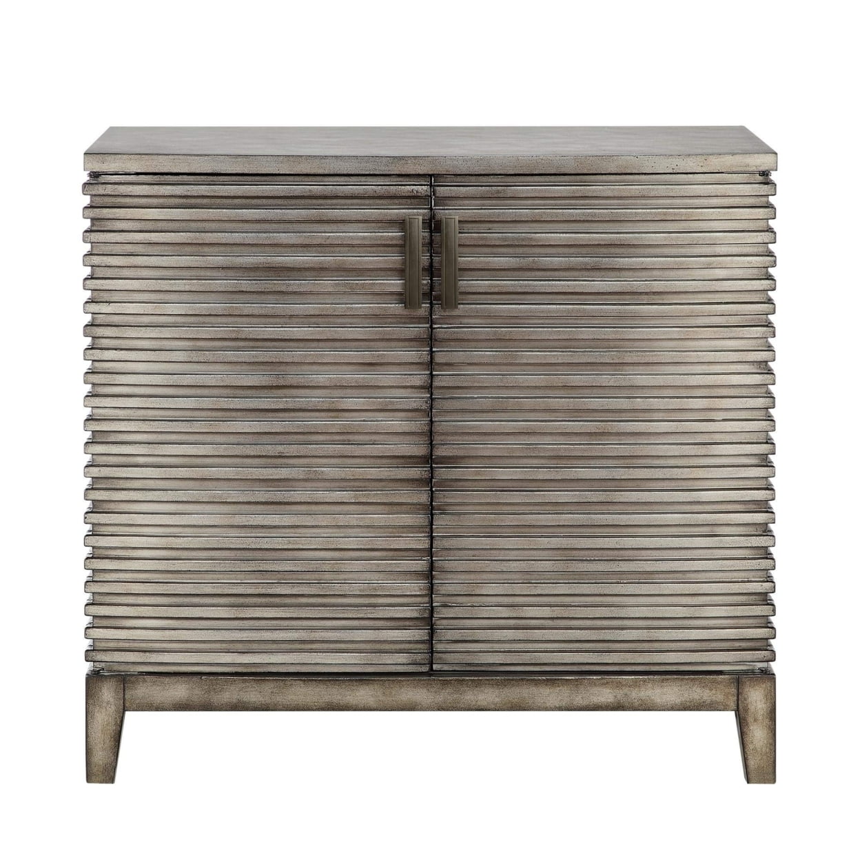 West Ridge 36" Distressed Gray Wood Accent Chest