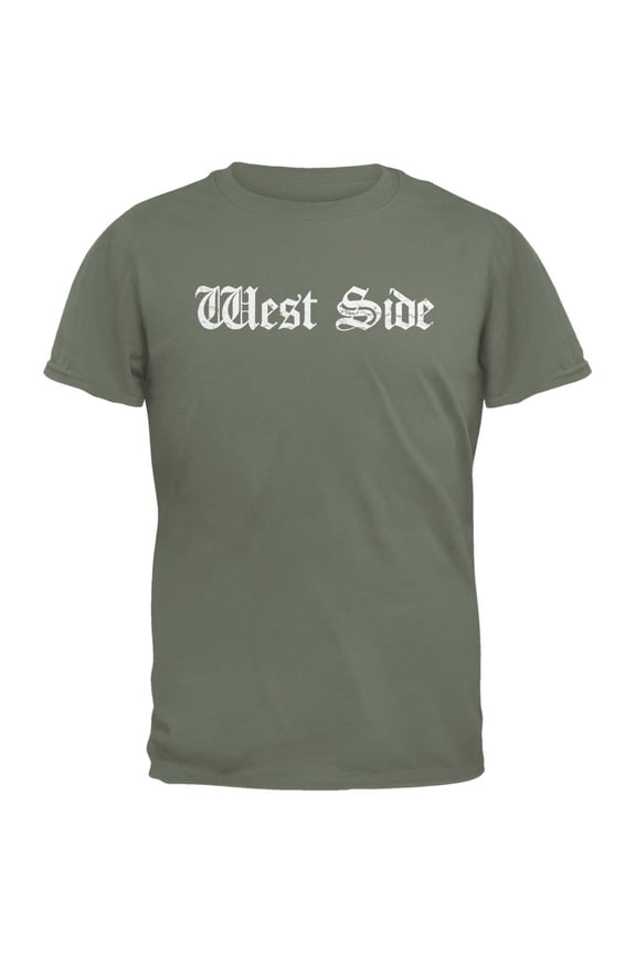West Side Military Green Adult T-Shirt - Large