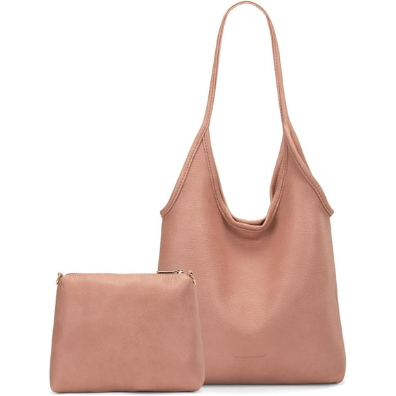 West Slouchy Hobo Bags for Women Soft Designer Shoulder Purses Ladies Top Handle Handbag