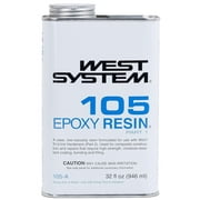 West System 105A Epoxy Resin 1 Quart, Clear