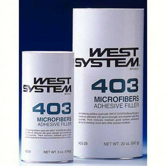 West Systems Epoxy Thickened Microfiber Adhesive Filler 20 Oz Off White 40328