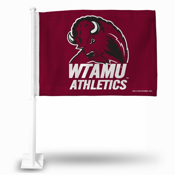 West Texas A&M NCAA Buffaloes 14x19 Double Sided Window Mount Car Flag
