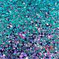 thumbnail image 1 of West Texas Glitters 2oz Color Shift Blue to Purple, Mermaid Scales, Chunky Mix, Art and Craft Glitter, Polyester Glitter, 1 Each Shaker Bottle, 1 of 2