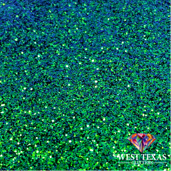 West Texas Glitters 2oz Color Shift, Gremlin, Ultra Fine, Art and Craft Glitter, Polyester Glitter, 1 Each Shaker Bottle